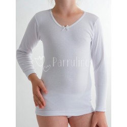 Camiseta niña felpa m/larga...