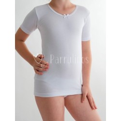 Camiseta niña felpa m/corta...