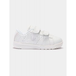 Zapatilla casual Velcro Blanco