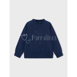 Sudadera niño Embossed Marino