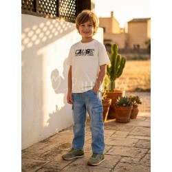 Conjunto niño Logo verde y...