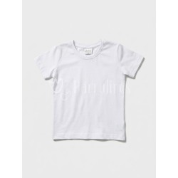 Camiseta básica niño blanco...