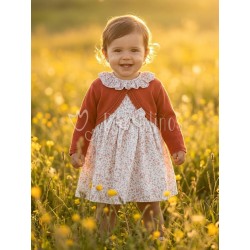 Vestido bebé niña Flores...
