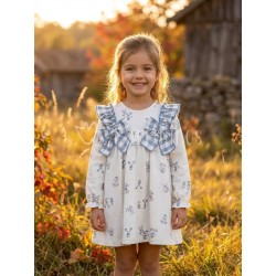 Vestido niña Estampado con...