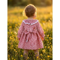 Vestido bebé rosa floral... 2