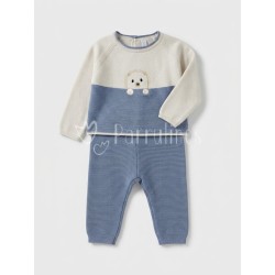 Conjunto bebé niño punto...