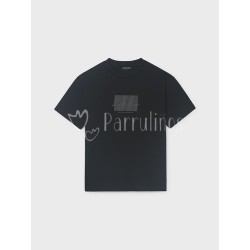 Camiseta chico negro...