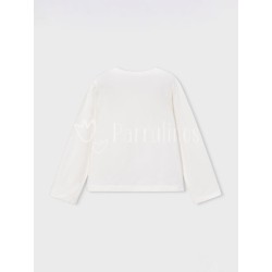Camiseta niña crudo con... 2