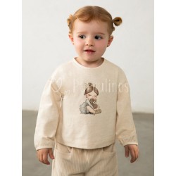 Camiseta bebé niña Muñeca...