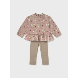 Conjunto bebé niña blusa...
