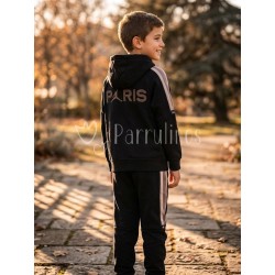 Chándal niño negro Paris... 2