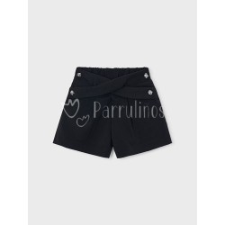 Falda-Short niña negra con...
