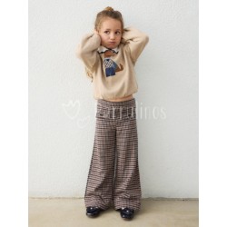 Pantalón niña de punto pata... 2