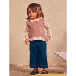 Conjunto bebé niña pantalón...