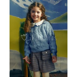 Shorts niña pata de gallo...