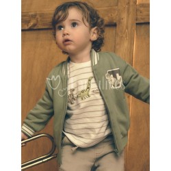 Camiseta bebé niño bordada...