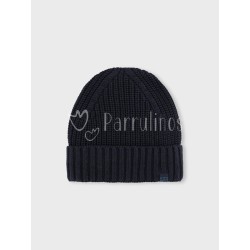 Gorro de punto niño azul...