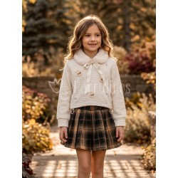 Conjunto niña falda-shorts...