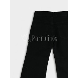 Vaquero niña Wide Leg negro 2