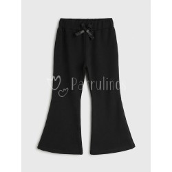 Pantalón campana niña negro...