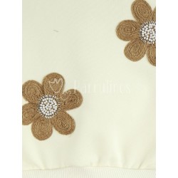 Sudadera niña crudo con... 2