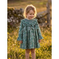 Vestido niña Lisboa Musgo...