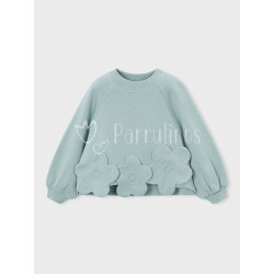 Sudadera niña con flores... 2