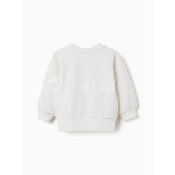 Sudadera bebé niña blanca... 2