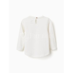 Camiseta bebé niña blanca... 2