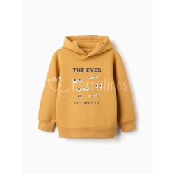 Sudadera niño con capucha y...