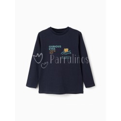 Camiseta niño manga larga...