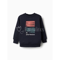 Sudadera niño con estampado...