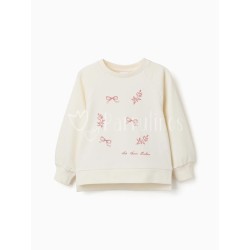 Sudadera niña con estampado...