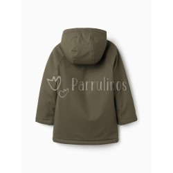 Parka niño engomada verde... 2