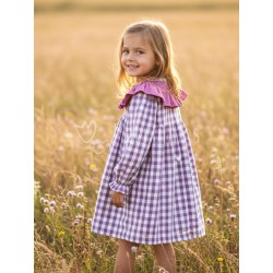 Vestido niña cuadros con... 2