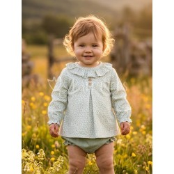 Conjunto bebé niña blusa...