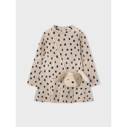 Vestido niña estampado con...