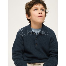 Jersey chico cuello polo...