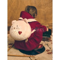 Mochila bebé niña orejitas...
