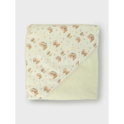 Capa de baño bebé beige con...