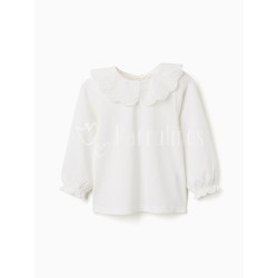 Camiseta bebé niña cuello...