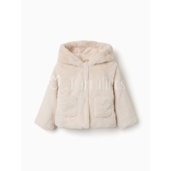 Chaqueta bebé niña de pelo...