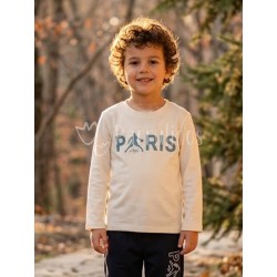 Camiseta niño manga larga...