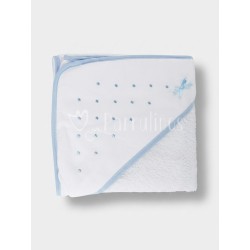 Capa de baño bebé blanca...