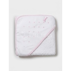 Capa de baño bebé blanca...