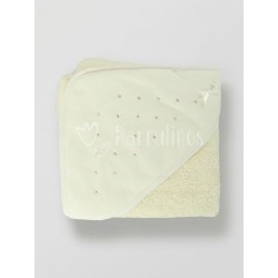 Capa de baño bebé beige con...