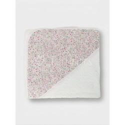 Capa de baño bebé Floral rosa