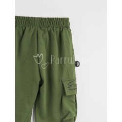 Pantalón chándal niño Cargo... 2