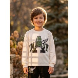 Camiseta niño manga larga...