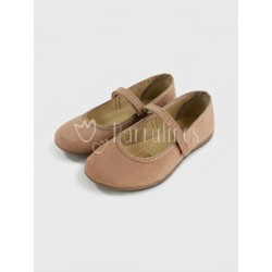 Merceditas niña camel con...
